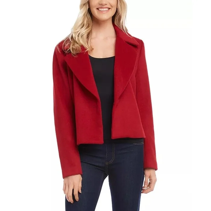 Karen Kane Women's One-Button Blazer Red Size X-Large