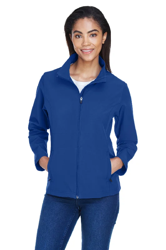 Team 365 Womens Leader Windproof & Waterproof Full Zip Jacket - Royal Blue