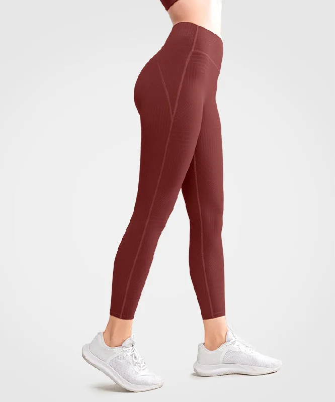 Echo High-Waisted Butt lifting Running Leggings 26" | Women's High Support Leggings