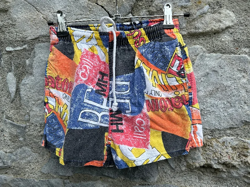 80s patchwork shorts   5-6y (110-116cm)