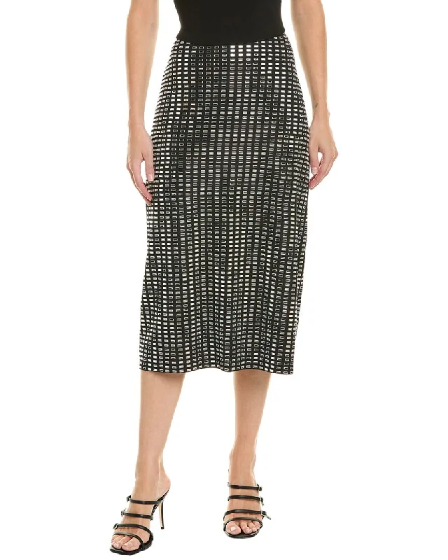 WeWoreWhat Geo Crystal Midi Skirt