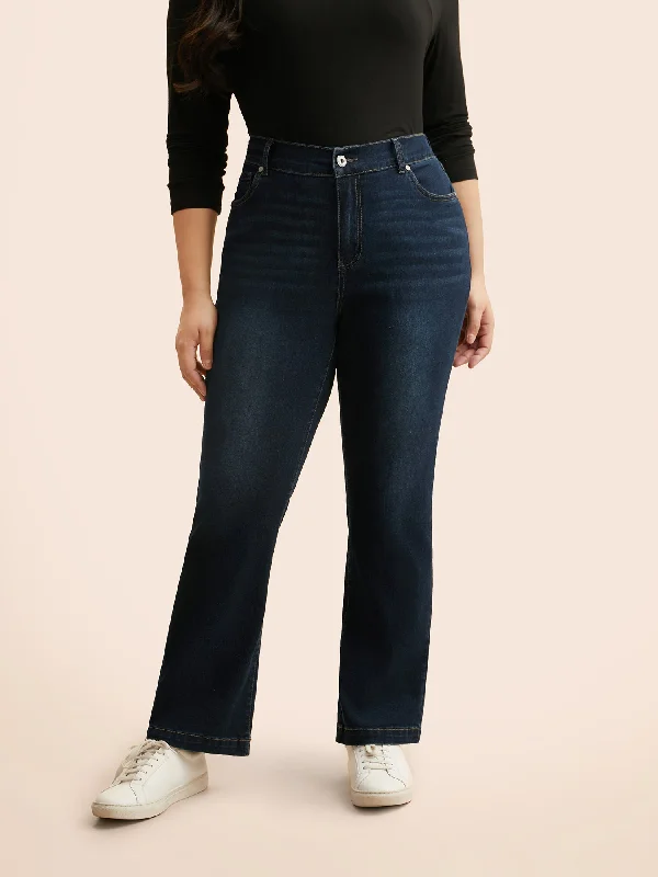 Dark Wash Medium Stretch Jeans