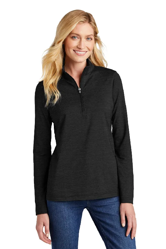 TravisMathew Womens Crestview 1/4 Zip Sweatshirt - Black