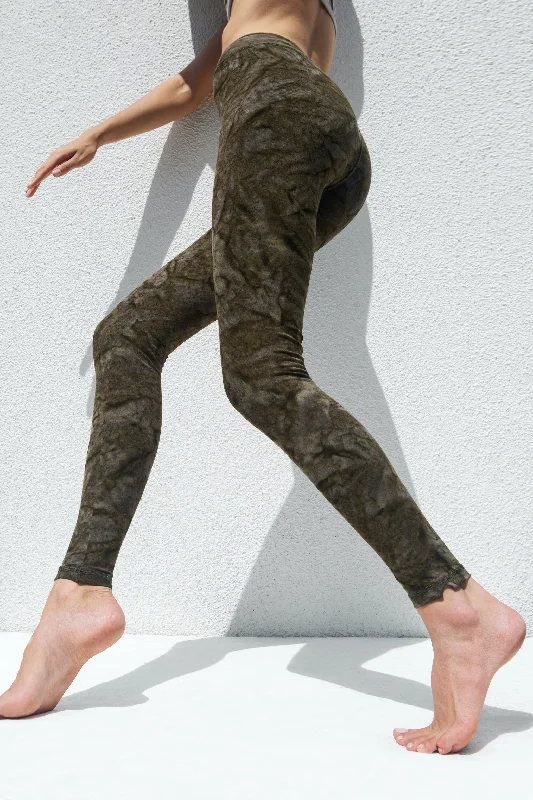 Smokey Leggings - Olive