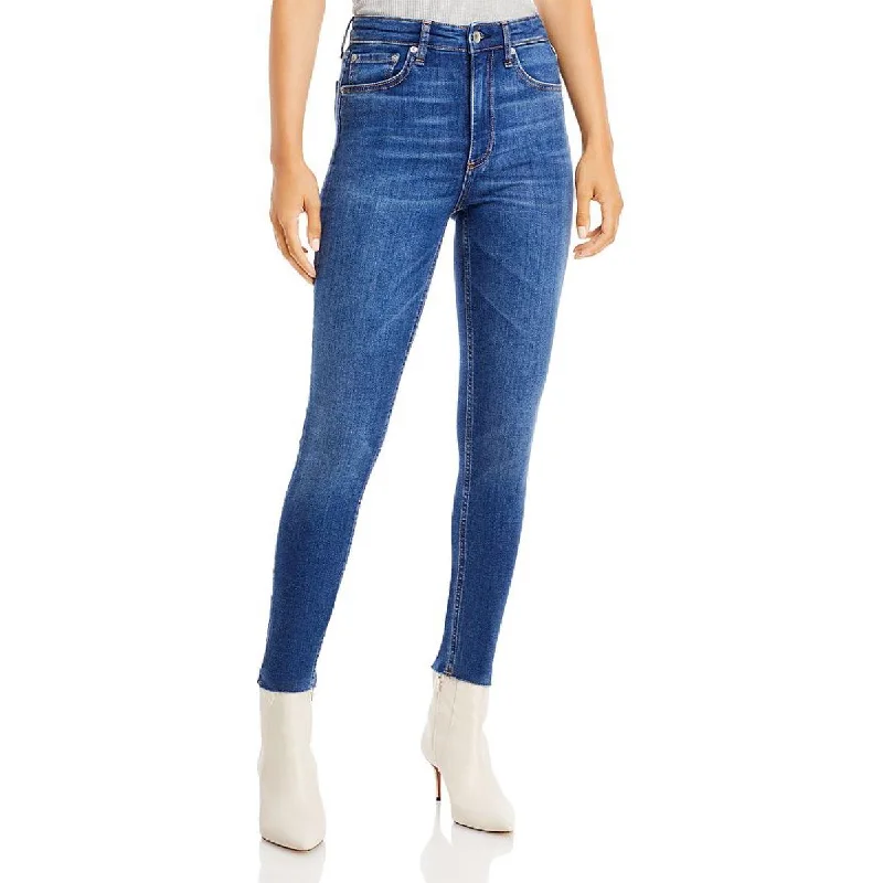 Rag & Bone Womens Nina High Rise Skinny Ankle Jeans