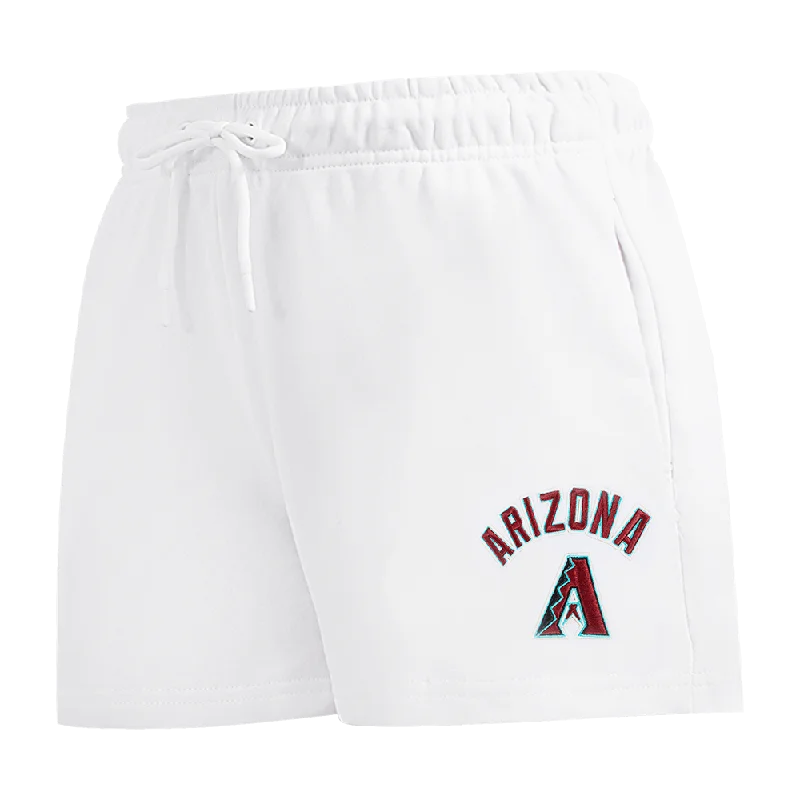 MLB ARIZONA DIAMONDBACKS CLASSIC WOMEN'S FLC SHORT (WHITE)