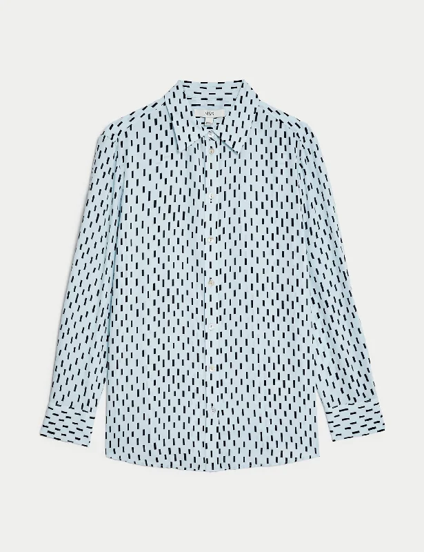 Printed Collared Shirt