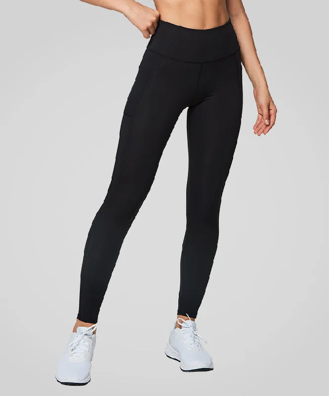 Power High Waist Mesh Pockets Running Leggings 26"| Women's High Support Leggings