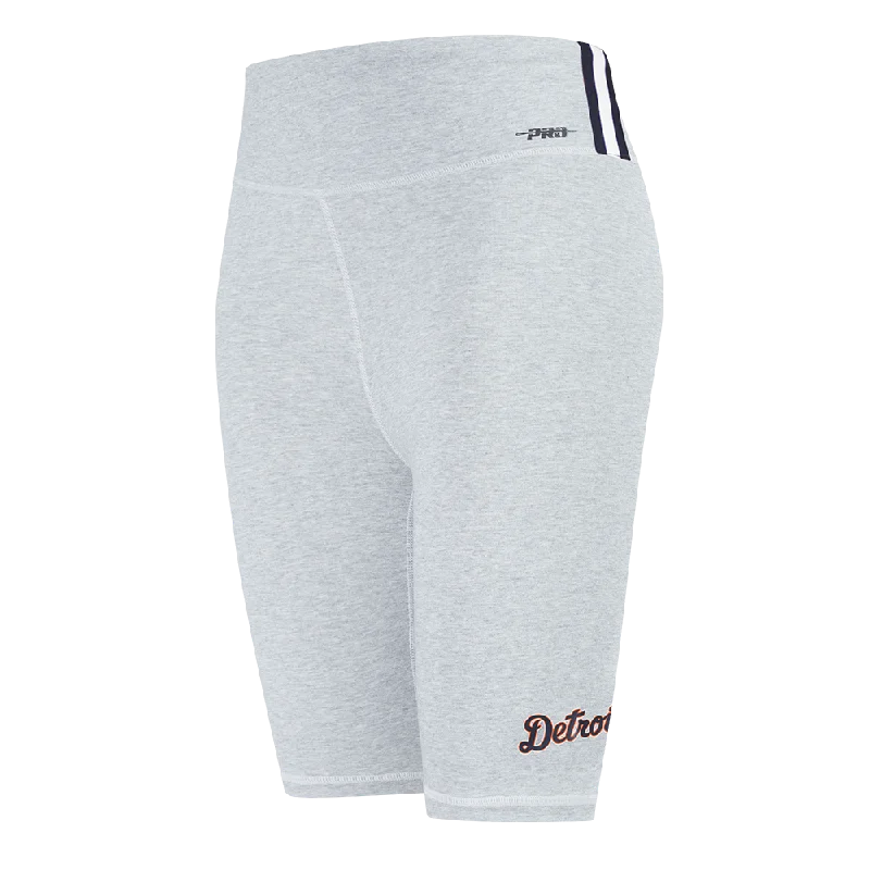 MLB DETROIT TIGERS CLASSIC WOMEN'S BIKE SHORT (HEATHER GREY)