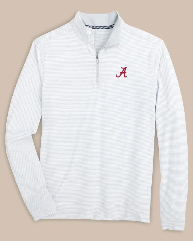 Alabama Crimson Tide Cruiser Micro-Stripe Heather Quarter Zip