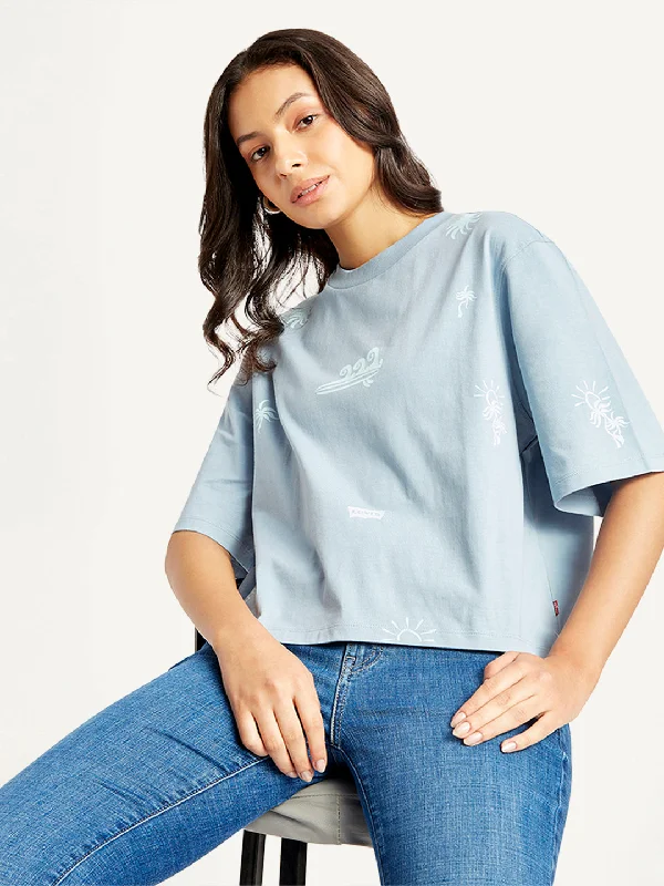 Women's Printed Relaxed Fit T-Shirt