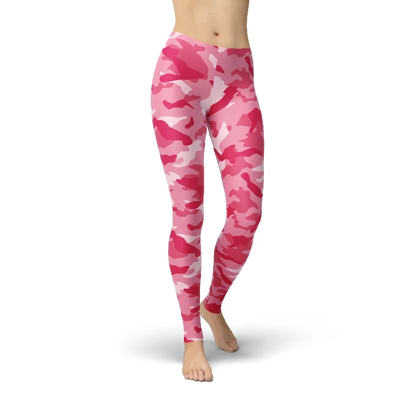 Pink Camo Leggings