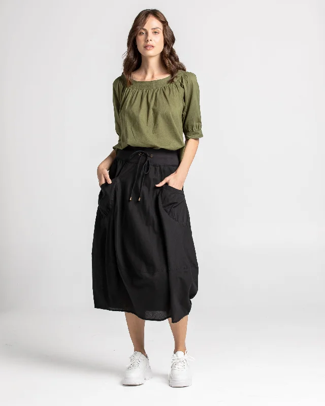 Boom Shankar Guru Skirt Black