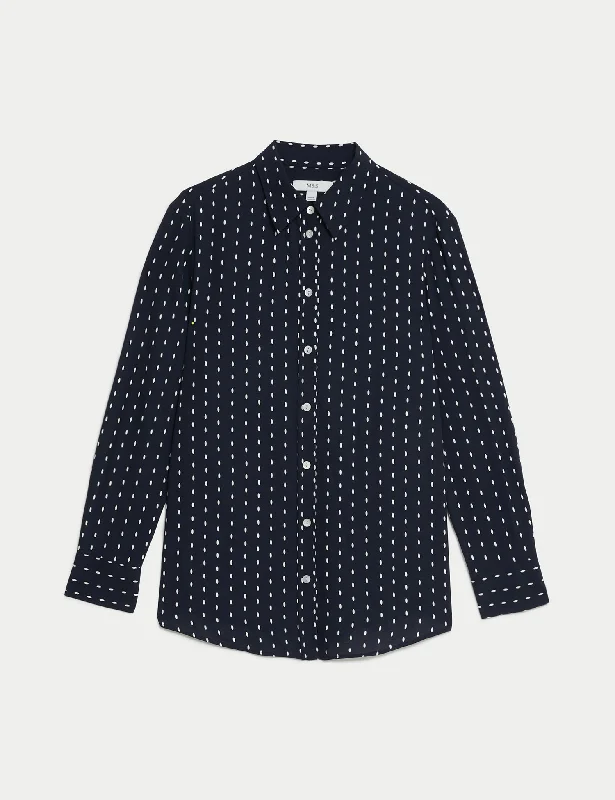 Printed Collared Shirt