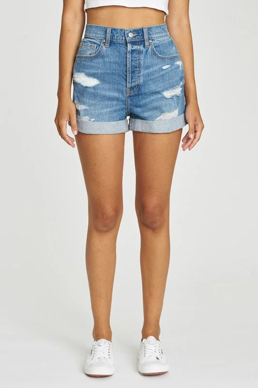 Valley Girl High Rise Mom Shorts-RESTOCKED!