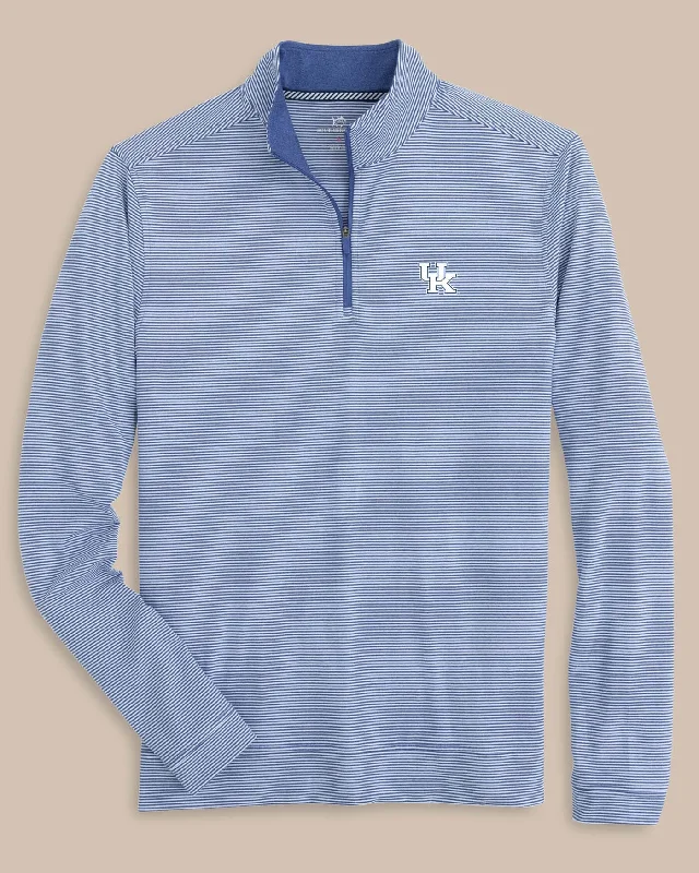 Kentucky Wildcats Cruiser Micro-Stripe Heather Quarter Zip