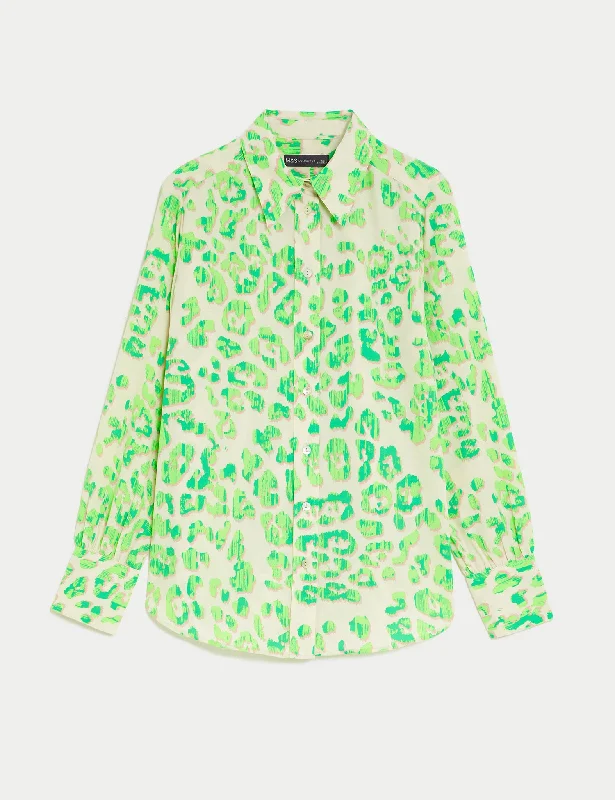 Printed Collared Shirt