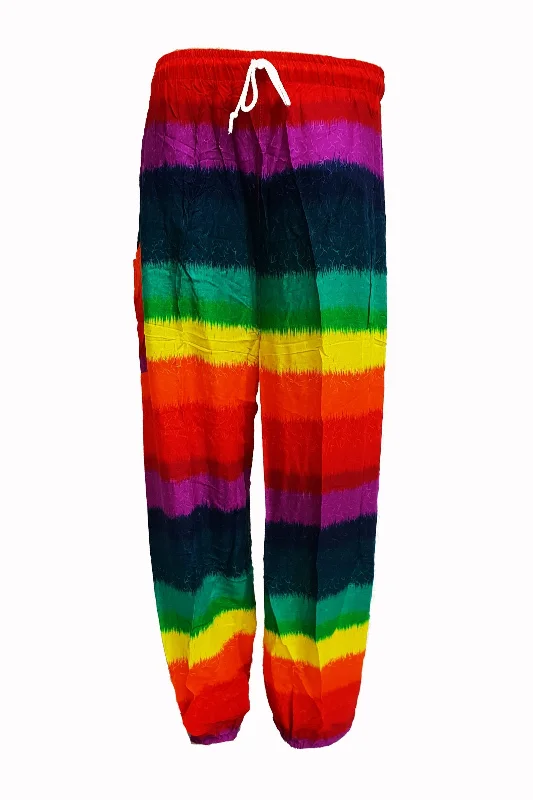 TIE DYE ALADDIN SMOCK HAREEM HIPPIE FESTIVAL BOHO TROUSERS