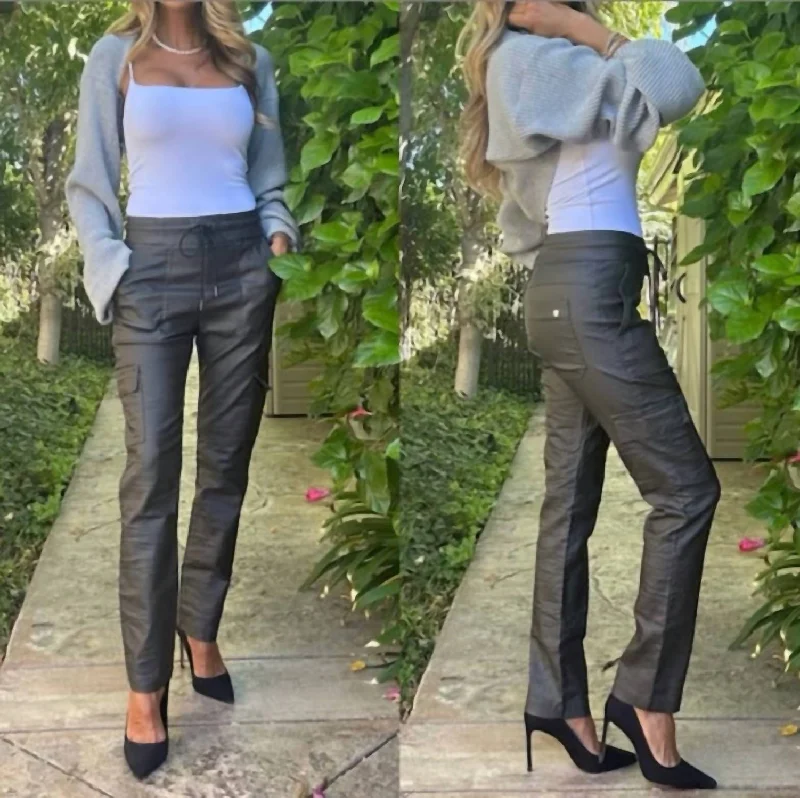 Ali Pant In Gray Vegan