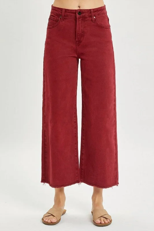 Cabernet All Day Pants In Wine