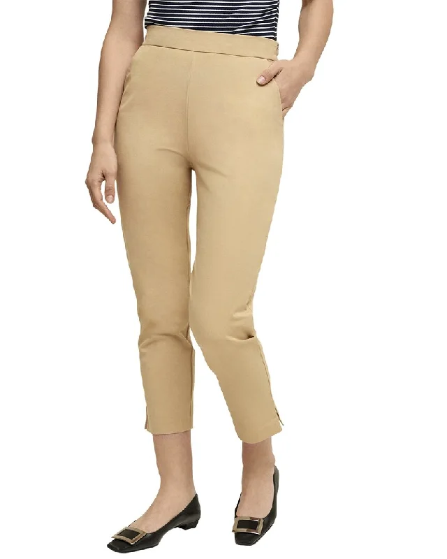 Isaac Mizrahi Cropped Straight Leg Pant