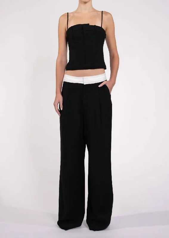 Landon Pant In Black