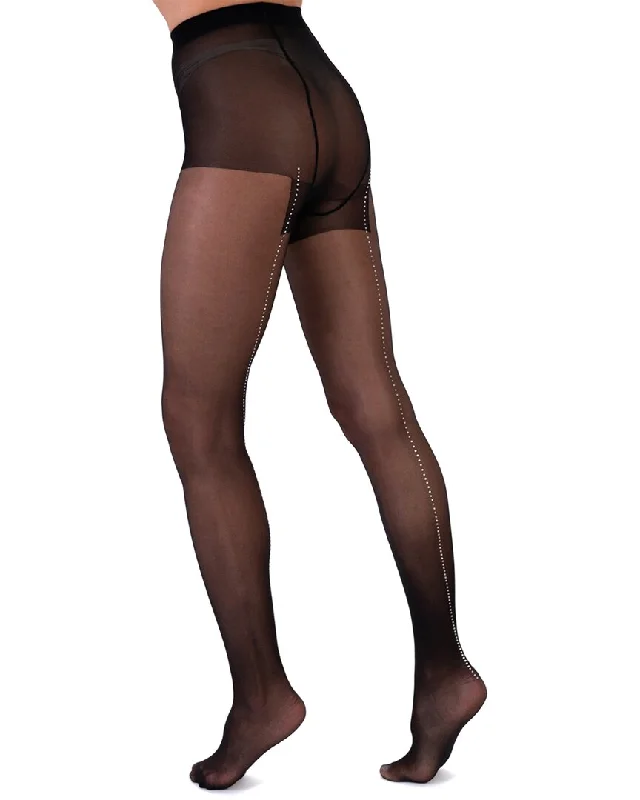 STEMS Crystal Back Seam Tight