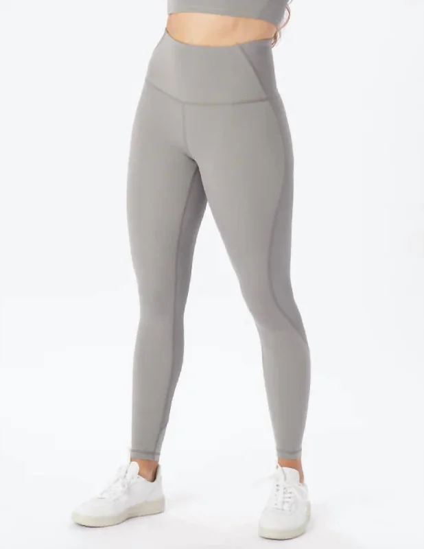 Tone Up Legging In Silver Fog