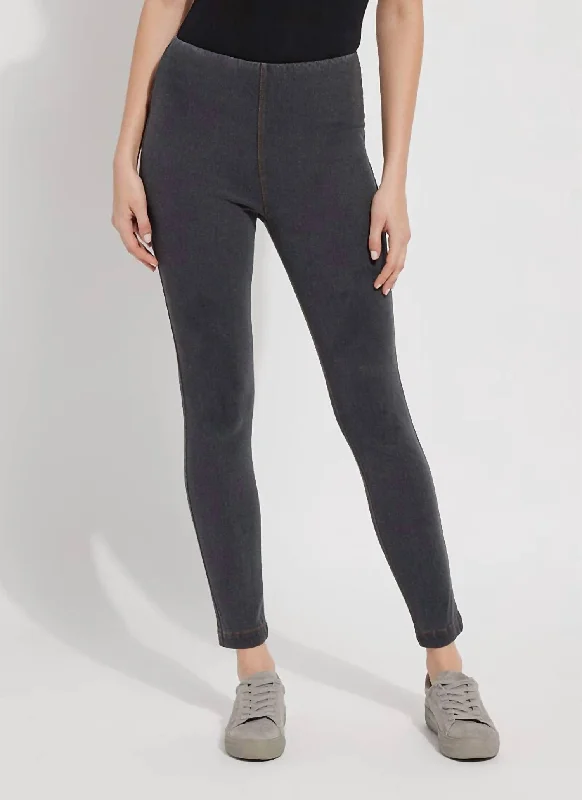 Toothpick Denim Legging In Charcoal Wash